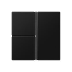 Jung Tastensatz 3fach, F40, Serie A, graphitschwarz matt...
