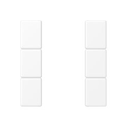 Jung Tastensatz 3fach, F50, Serie A, schneeweiß...