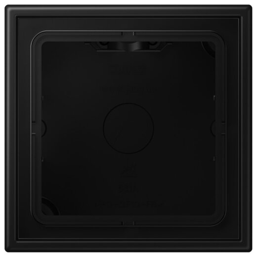 Jung Aufputz-Kappe 1fach, Serie LS, graphitschwarz matt LS581ASWM