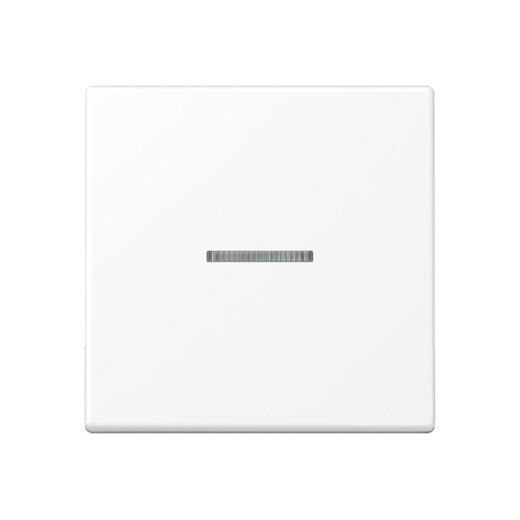 Jung Wippe 1fach mit Lichtleiter, Serie A, schneeweiß matt A590KO5WWM