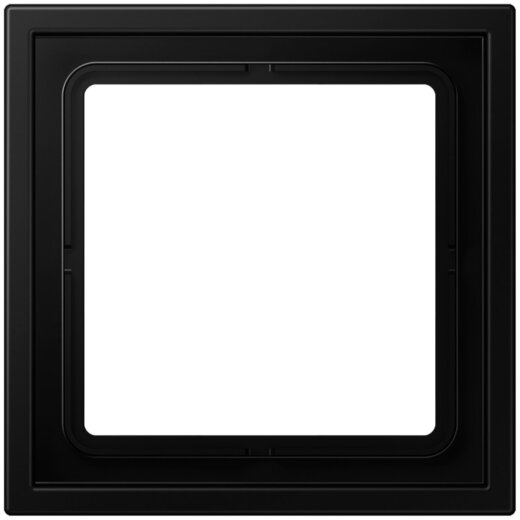 Jung Rahmen 1fach, Thermoplast lackiert, LS ZERO, graphitschwarz matt LSZ981BFSWM