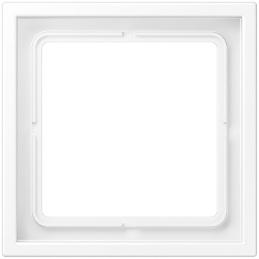 Jung Rahmen 1fach, Thermoplast lackiert, LS ZERO, schneeweiß matt LSZ981BFWWM