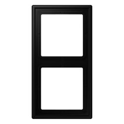 Jung Rahmen 2fach, LS 990, graphitschwarz matt LS982SWM