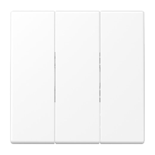 Jung Wippe 3fach, Thermoplast lackiert, Serie LS, schneeweiß matt LS993BFWWM