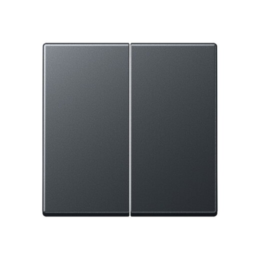 Jung Wippe für Taster 2fach, Thermoplast lackiert, Serie A, anthrazit matt A102BFANM