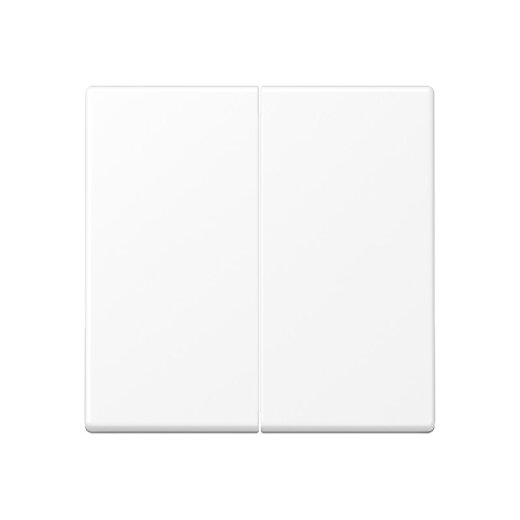 Jung Wippe für Taster 2fach, Thermoplast lackiert, Serie A, schneeweiß matt A102BFWWM