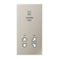 Jung Abdeckung 1fach, Shavers only, Serie LS, Edelstahl...