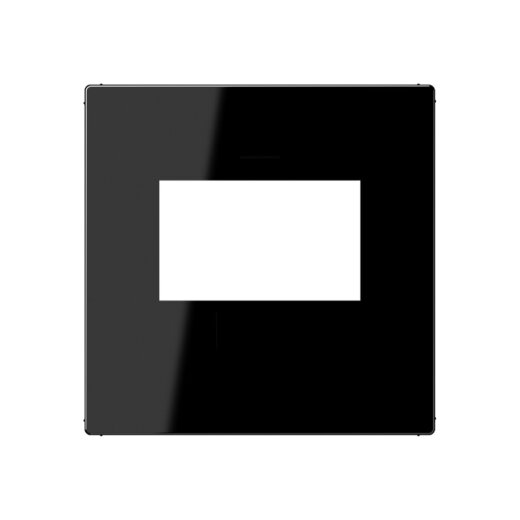 Jung Abdeckung für USB-Ladegerät, (gerastet), Serie A, schwarz A1569USBSW