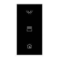 Jung Abdeckung in Tastenfarbe, F50, Serie LS, schwarz...