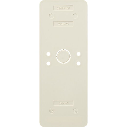 Jung Bodenplatten für die Serie AP 600 3fach, für 3fach-Kombinationen Art.-Nrn.: 626 A .., 625 A .., AP 600, weiß 328-626