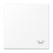 Jung Wippe 1fach, Symbol Licht, Serie LS, schneeweiß matt LS990LWWM