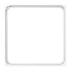 Jung Zwischenrahmen CD, Serie LS, schneeweiß matt...