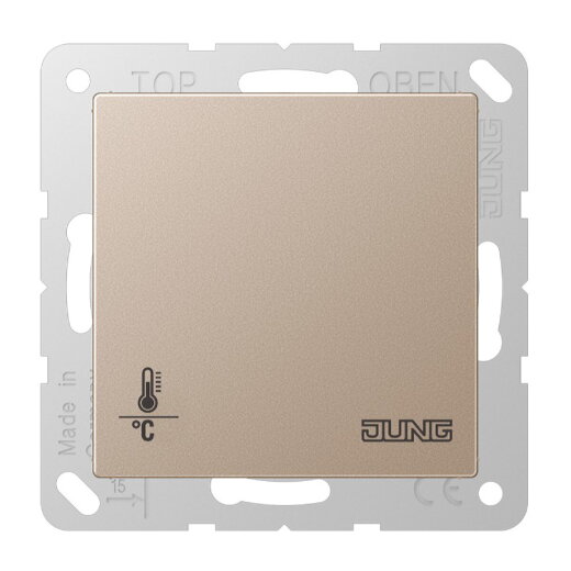 Jung KNX Objektregler mit integrierter Tasterschnittstelle 4fach, Serie A, champagner A2178ORTSCH
