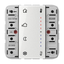 Jung KNX Stetigregler-Modul, 2fach, F50, Serie CD CD5178TSM