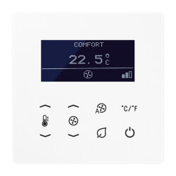 Jung KNX Raumtemperaturregler Fan Coil, Serie LS,...