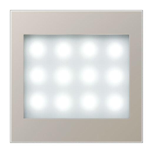 Jung LED-Leselicht, Serie LS, Edelstahl (lackiertes Aluminium) ES2539LEDLW-12