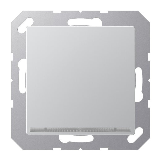 Jung LED-Orientierungslicht, Thermoplast lackiert, Serie A, aluminium A1539-OOALLNW