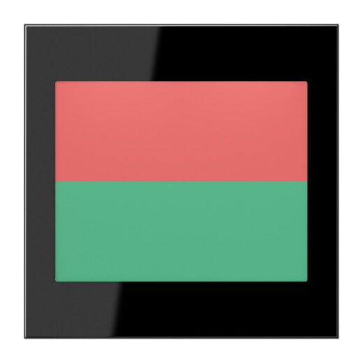 Jung LED-Lichtsignal "Ampelfunktion", rot und grün, Serie LS, schwarz LS539-2SWLEDRG