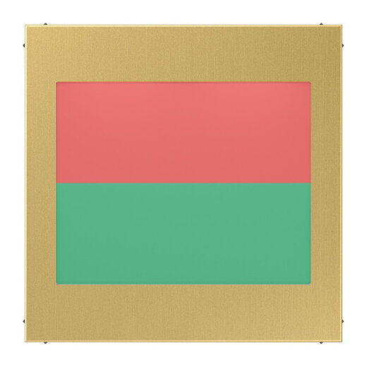 Jung LED-Lichtsignal "Ampelfunktion", rot und grün, Serie LS, Messing classic ME2539-2LEDRGC