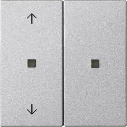 Gira Aufsatz KNX RF 2f Pfeile Sys 55 F alu