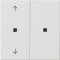 Gira Aufsatz KNX RF 2f Pfeile Sys 55 rw