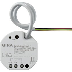 Gira Schalt-/Jalousieaktor 2f/1f 16 A UP KNxSecure
