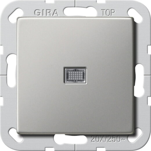 Gira Wippschalter 02832600 BS 20 AX Aus Sys. 55 Edelstahl
