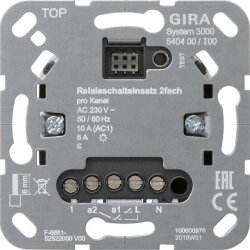 Gira Relaiseinsatz 540400 S3000 2f