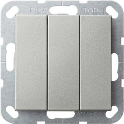 Gira Wippschalter 2830600 BS 3f Aus System 55 edelstahl