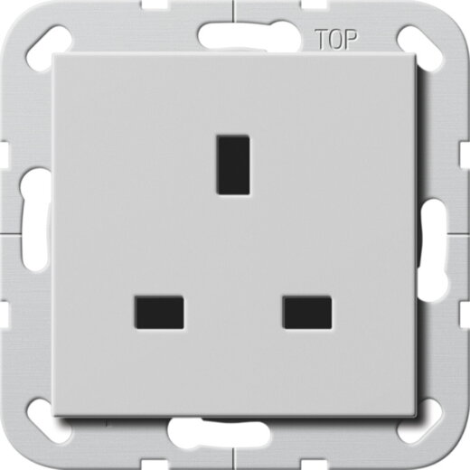 Gira Steckdose 2776015 BS 13 A SH Sys 55 grau