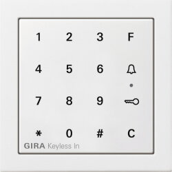 Gira Pin-Code-Tastatur 2605112 Codetastatur Fläche...