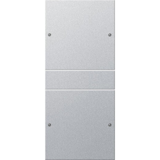 Gira Set 218226 2fach System 55 Farbe Alu