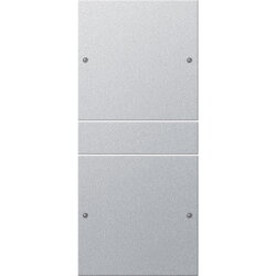 Gira Set 218226 2fach System 55 Farbe Alu