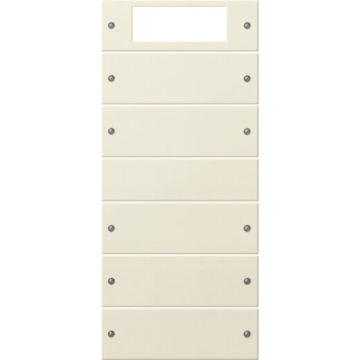 Gira Set 219501 5fach Plus System 55 cremeweiss