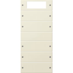 Gira Set 219501 5fach Plus System 55 cremeweiss