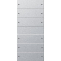 Gira Set 218626 6fach System 55 Farbe Alu