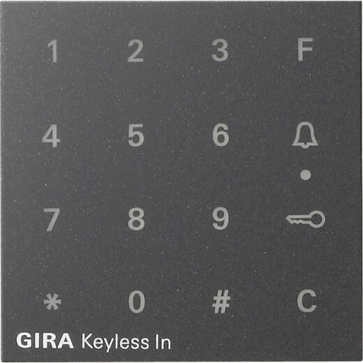 Gira Aufsatz 851328 Codetastatur System 55 anthrazit