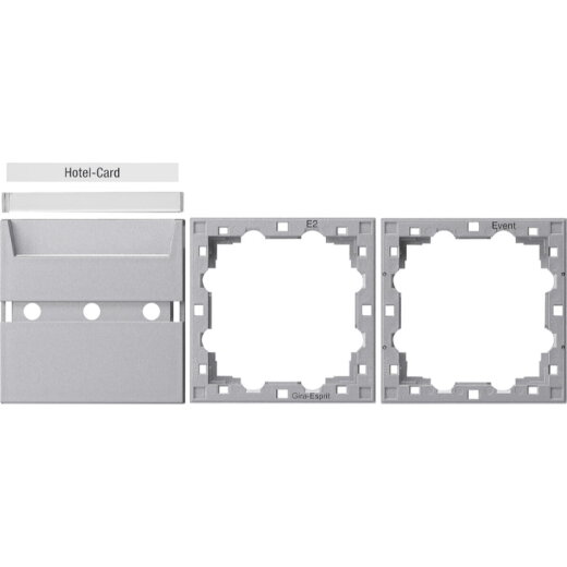 Gira Abdeckung 810626 Hotel-Card-Taster System 55 F alu