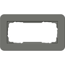 Gira Rahmen 1002423 2fach E3 Dunkelgrau/Anthrazit