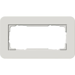 Gira Rahmen 1002421 2fach E3 Hellgrau/Anthrazit