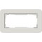 Gira Rahmen 1002421 2fach E3 Hellgrau/Anthrazit