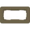 Gira Rahmen 1002416 2fach E3 Umbra/Reinweiss