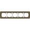 Gira Rahmen 0215416 5fach E3 Umbra/Reinweiss