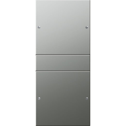 Gira Set 2132601 2fach System 55 Edelstahl