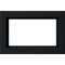 Gira Abdeckrahmen 100109 1,5f E2 schwarz
