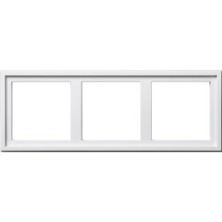 Gira Montageadapter 131303 3f Gira E2 reinweiß