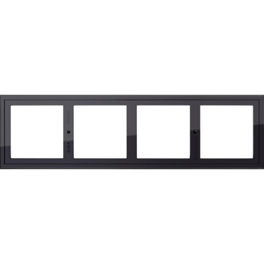 Gira Montageadapter 131405 4f Gira E2 schwarz