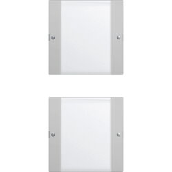 Gira Wippe 2132015 2f (1+1) BSF Sys 55 Klar/grau