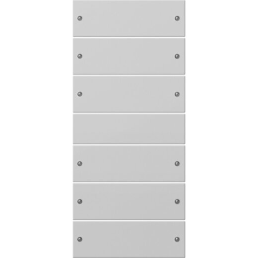 Gira Wippe 2186015 6f (3+3) Sys 55 grau(lack.)
