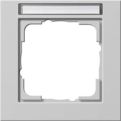 Gira Abdeckrahmen 109137 1f BSF E2 grau